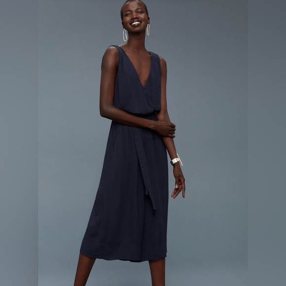 Babaton Navy Maximillian Jumpsuit XS - Picture 1 of 8